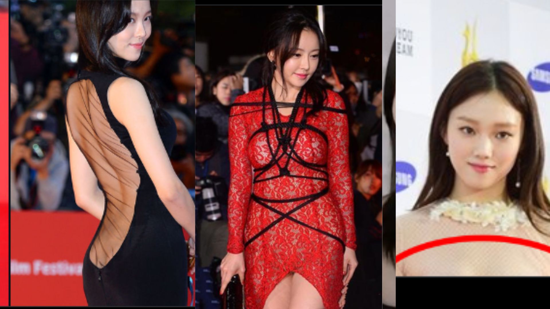 8 Most Scandalous Red Carpet Outfits By Korean Actresses