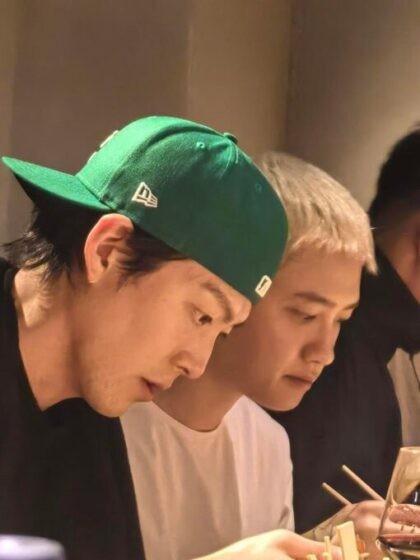D.O. and actor Kim Woo Bin