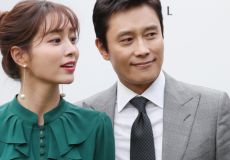 Lee Min-jung  her husband Lee Byung-hun