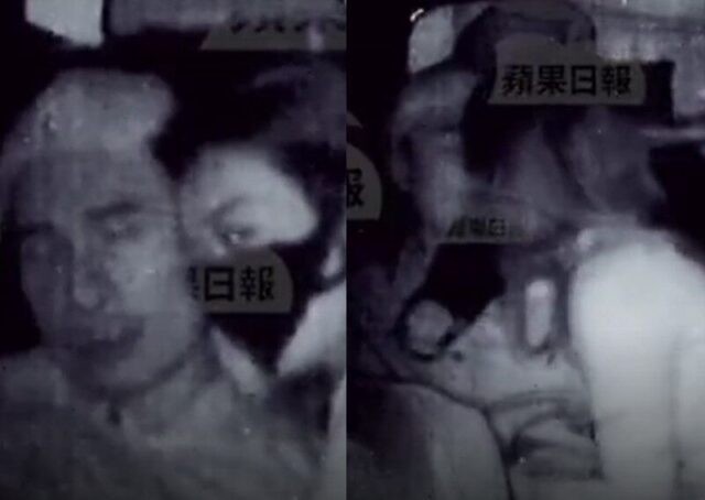 Screenshots from the taxi’s camera