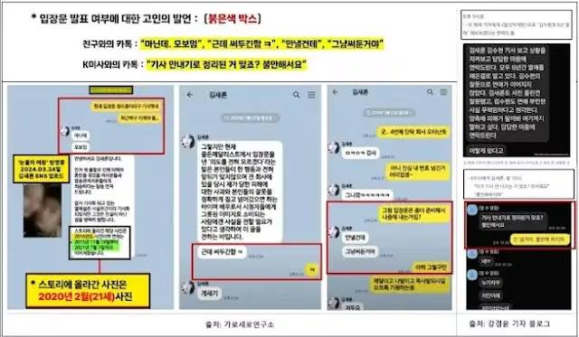 KakaoTalk messages