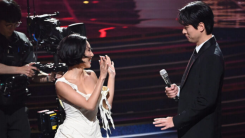 Hwasa and actor Park Jung Min