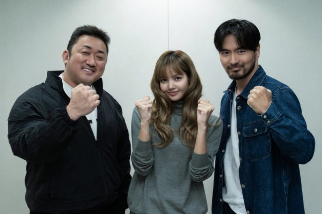 Ma Dong Seok, Lee Jin Uk and BLACKPINK's Lisa.