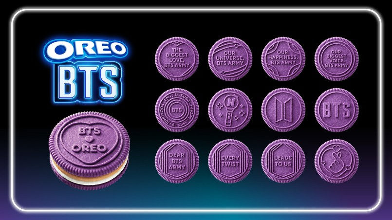 the Limited Edition OREO & BTS Cookies