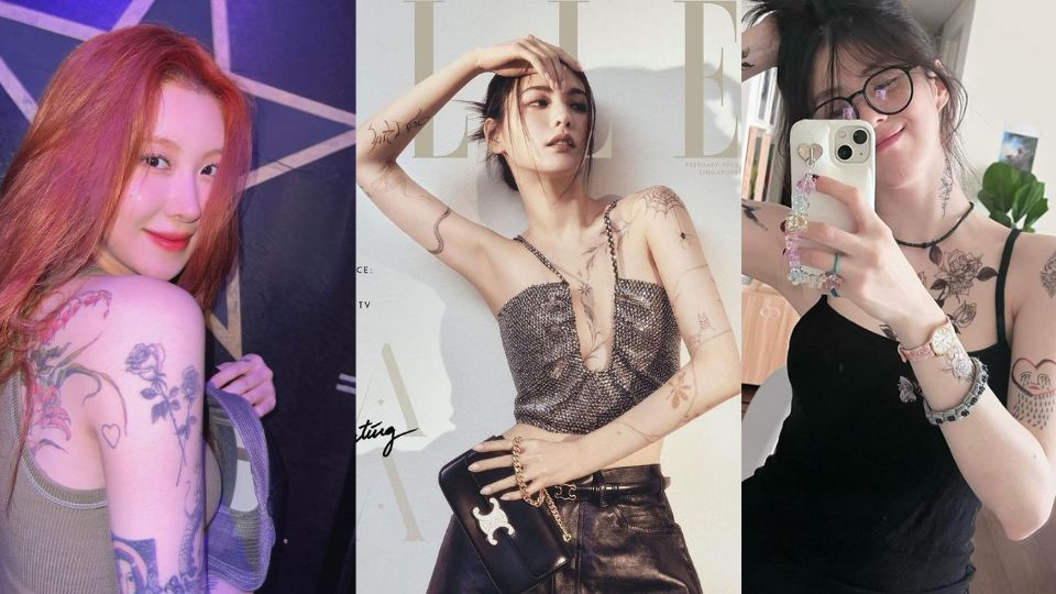 8 Korean Actors and Actresses With Unusual Tattoos